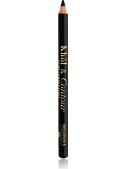 Bourjois Khol & Contour 002 Ultra Black Μολύβι Ματιών Υποαλλεργικό 1.2gr