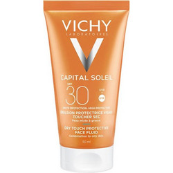 Vichy Dry Touch Protective Αντηλιακή Κρέμα Προσώπου SPF30 50ml
