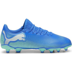 Puma Future 7 Play FG/AG 107949-01 Παιδικά Ποδοσφαιρικά Παπούτσια με Τάπες Μπλε
