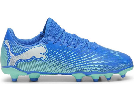 Puma Future 7 Play FG/AG 107949-01 Παιδικά Ποδοσφαιρικά Παπούτσια με Τάπες Μπλε
