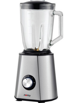 Hobby HBL-40377 Μπλέντερ για Smoothie με Γυάλινη Κανάτα 1.5lt 1500W