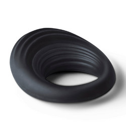 Rocks-Off Spire Cock Ring Ελαστικό Δαχτυλίδι Πέους Σιλικόνης με Δόνηση 2.9cm Μαύρο