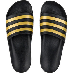 Adidas Adilette Ανδρικές Παντόφλες Καλοκαιρινές Κολυμβητηρίου Μαύρες EG1758