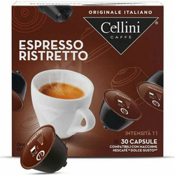 Cellini Κάψουλες Espresso Ristretto Συμβατές με Μηχανή Dolce Gusto 10τμχ