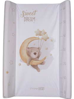 FreeON Sweet Dreams Μαλακή Αλλαξιέρα Μωρού Πλαστική 70x50cm Λευκή
