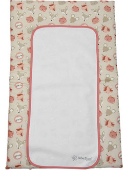 Bebe Stars Bunny Μαλακή Αλλαξιέρα Μωρού Υφασμάτινη 80x48cm Μπεζ