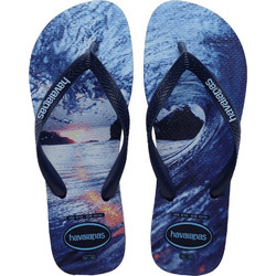 Havaianas Hype Ανδρικές Σαγιονάρες Αντιολισθητικές Navy Μπλε 4127920-6195