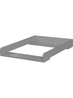 Klups Little Sky Βάση Αλλαξιέρας Μωρού Ξύλινη 73x54cm Ανθρακί