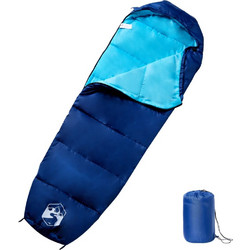 vidaXL Sleeping Bag Μονό 3 Εποχών Μπλε 94515