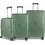 Playbags Collection FlyNow PP620 Σετ Βαλίτσες 3τμχ Πράσινες