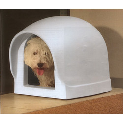 Donald Pet Care Bau Mini Σπιτάκι Σκύλου Πλαστικό Λευκό 36x54x38.5cm