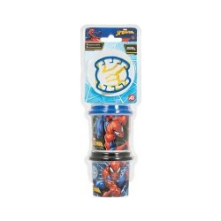 AS Company Σετ 2 Βαζάκια Πλαστελίνης με 2 Cutters Spider-Man