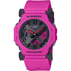Casio G-Shock Ανδρικό Ρολόι Χρονογράφος με Φούξια Καουτσούκ Λουράκι GA-2300-4AER