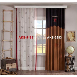 Cilek Παιδική Κουρτίνα με Τρέσα 140x260 ACC-5283 Brown Black