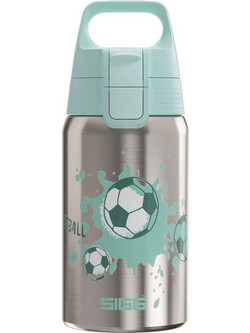 Sigg Love Football Παιδικό Παγούρι Θερμός Ανοξείδωτο Πράσινο Mint 500ml