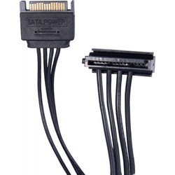 Orico DC15P-PX4 Καλώδιο Σκληρού Δίσκου 15-Pin SATA III to 4 x 15-Pin SATA III 0.2m Black