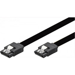 Powertech CAB-W024 Καλώδιο Σκληρού Δίσκου 7-Pin SATA III to 7-Pin SATA III 0.5m Black