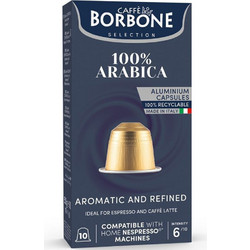 Borbone Κάψουλες Espresso 100% Arabica Συμβατές με Μηχανή Nespresso 10τμχ