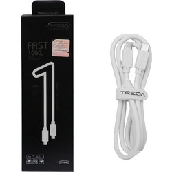 Treqa CA-8065 USB-C to USB-C 1m White