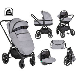 Cangaroo Christiano Καρότσι Μωρού 3 σε 1 Grey
