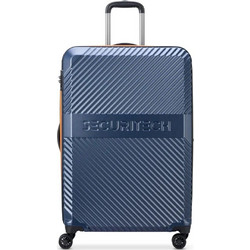Delsey Securitech 400682102 Βαλίτσα Μεγάλη 75.5x49.5x32.5cm με 4 Ρόδες Μπλε