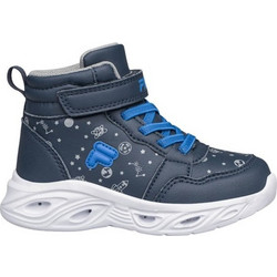 Fila Wizard V Παιδικά Sneakers Μποτάκια με Φωτάκια Μπλε 7AF43018-222