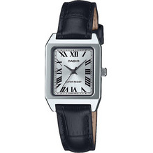 Casio Γυναικείο Ρολόι με Μαύρο Δερμάτινο Λουράκι LTP-B150L-7B1EF