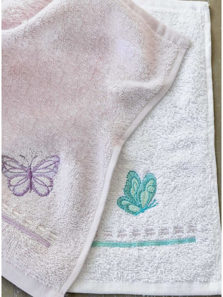 Nima Butterflies Σετ Βρεφικές Πετσέτες 2τμχ