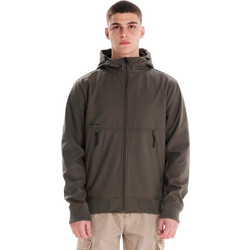 Emerson Hooded Bonded Ανδρικό Μπουφάν Χειμωνιάτικο Bomber Χακί 242.EM11.65