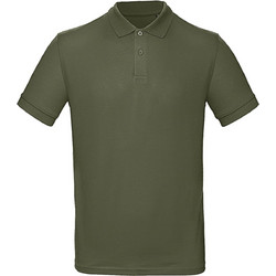 B&C Collection Ανδρική Μπλούζα Polo Κοντομάνικη Χακί PM430