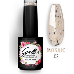 Gellie Mosaic 02 Ημιμόνιμο Βερνίκι Νυχιών