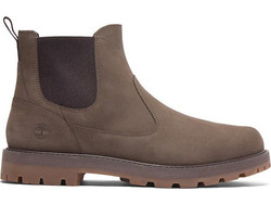Timberland Britton Road Ανδρικά Chelsea Μποτάκια Suede Εκρού TB0A6A4WEM51