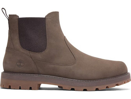 Timberland Britton Road Ανδρικά Chelsea Μποτάκια Suede Εκρού TB0A6A4WEM51
