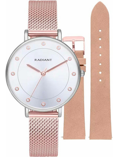 Radiant Γυναικείο Ρολόι με Ροζ Χρυσό Μεταλλικό Μπρασελέ RA600203