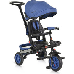 Byox Explorer Τρίκυκλο Ποδήλατο με Σκίαστρο & Χειρολαβή για 12+ Μηνών Navy Μπλε