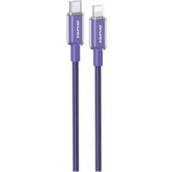 Awei CL-148L Braided USB-C to Lightning Cable 30W 1m Purple 841268887891400