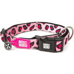Max & Molly Leopard Pink Κολάρο Σκύλου Ροζ 2x34-55cm
