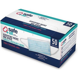 Safe4all Χειρουργική Μάσκα Type IIR Μπλε 50τμχ