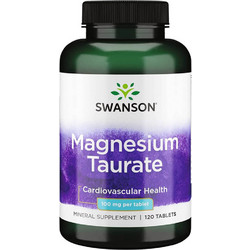 Swanson Magnesium Taurate 100mg 120 Ταμπλέτες