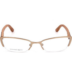 Alexander McQueen AMQ4183 WCX Γυναικείος Σκελετός Γυαλιών Οράσεως Μεταλλικός Χρυσός