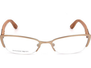 Alexander McQueen AMQ4183 WCX Γυναικείος Σκελετός Γυαλιών Οράσεως Μεταλλικός Χρυσός