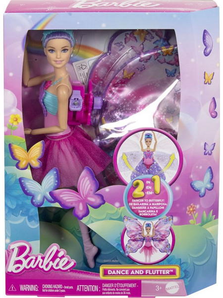 Mattel Barbie Dance & Flutter Μπαλαρίνα Πεταλούδα