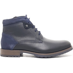 Softies Ανδρικά Αρβυλάκια Δερμάτινα Navy Μπλε 2-15-011