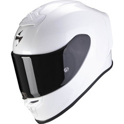Scorpion Exo R1 Evo Pearl White Κράνος Μηχανής Full Face 1520gr