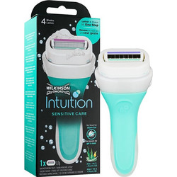Wilkinson Sword Intuition Sensitive Care Γυναικείο Ξυραφάκι με Ανταλλακτικές Κεφαλές με 4 Λεπίδες & Λιπαντική Ταινία 1τμχ