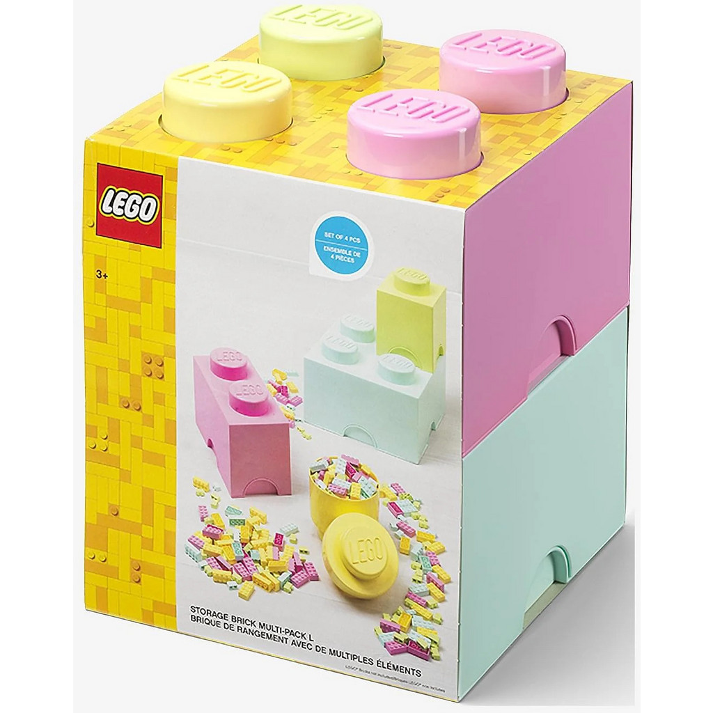 Lego Storage Brick Multi-Pack Pastel για 3+ Ετών 40150802 | BestPrice.gr