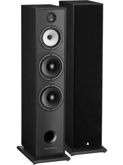 Triangle Borea BR10 Ζεύγος Ηχείων Hi-Fi Δαπέδου 3 Δρόμων Black