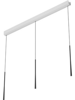 Star Light Linear Bora Κρεμαστό Φωτιστικό Οροφής Τρίφωτο Μαύρο LSLSW