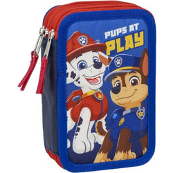 Safta The Paw Patrol Κασετίνα με 2 Θήκες Μπλε Κόκκινη S0740536
