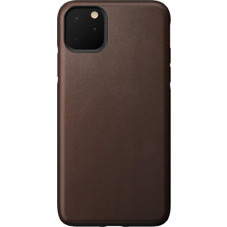 Nomad Rugged Horween Leather Back Cover Rustic Brown (iPhone 11 Pro)
